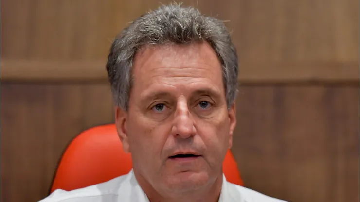 RJ - Rio de Janeiro - 24/02/2019 - Coletiva Presidente do Flamengo Rodolfo Landim - Presidente do Flamengo Rodolfo Landim, concede coletiva neste domingo, no auditorio Rogerio Steinberg, na Gavea, a fim de, responder perguntas sobre a tragedia no Ninho do Urubu. Foto: Thiago Ribeiro/AGIF