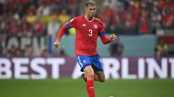 AL KHOR, QATAR - DECEMBER 01: Juan Pablo Vargas of Costa Rica in action during the FIFA World Cup Qatar 2022 Group E match between Costa Rica and Germany at Al Bayt Stadium on December 01, 2022 in Al Khor, Qatar. (Photo by Stuart Franklin/Getty Images)
