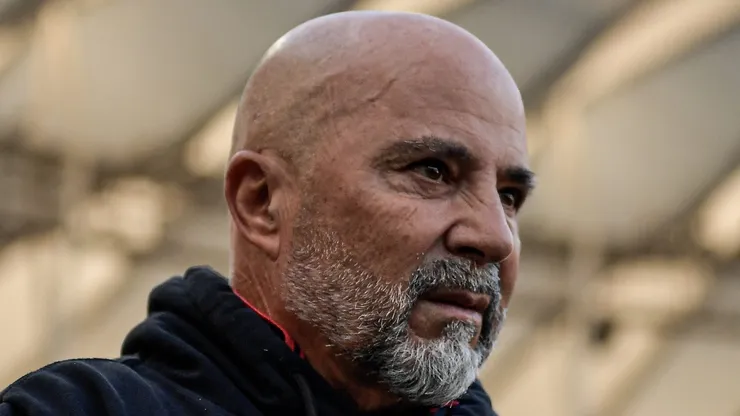 RJ - RIO DE JANEIRO - 16/07/2023 - BRASILEIRO A 2023, FLUMINENSE X FLAMENGO - Jorge Sampaoli tecnico do Flamengo durante partida contra o Fluminense no estadio Maracana pelo campeonato Brasileiro A 2023. Foto: Thiago Ribeiro/AGIF