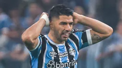 RS - PORTO ALEGRE - 26/07/2023 - COPA DO BRASIL 2023, GREMIO X FLAMENGO - Luis Suarez jogador do Gremio lamenta chance perdida durante partida contra o Flamengo no estadio Arena do Gremio pelo campeonato Copa do Brasil 2023. Foto: Maxi Franzoi/AGIF