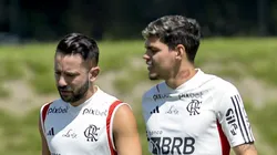 Foto: Site Oficial CR Flamengo/Marcelo Cortes - Everton Ribeiro e Ayrton Lucas