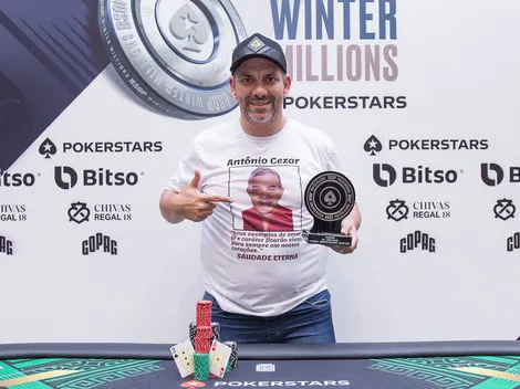 Antonio Cezar é o campeão do ‘Meia Milha’ no BSOP Winter Millions