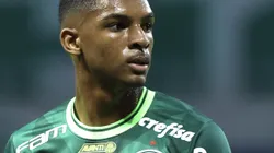 SP - SAO PAULO - 22/07/2023 - BRASILEIRO A 2023, PALMEIRAS X FORTALEZA - Luis Guilherme jogador do Palmeiras durante partida contra o Fortaleza no estadio Arena Allianz Parque pelo campeonato Brasileiro A 2023. Foto: Marcello Zambrana/AGIF