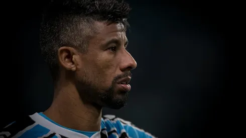 RS - Porto Alegre - 01/08/2018 - Copa do Brasil 2018, Gremio x Flamengo - Leo Moura jogador do Gremio durante partida contra o Flamengo no estadio Arena do Gremio pelo campeonato Copa do Brasil 2018. Foto: Liamara Polli/AGIF