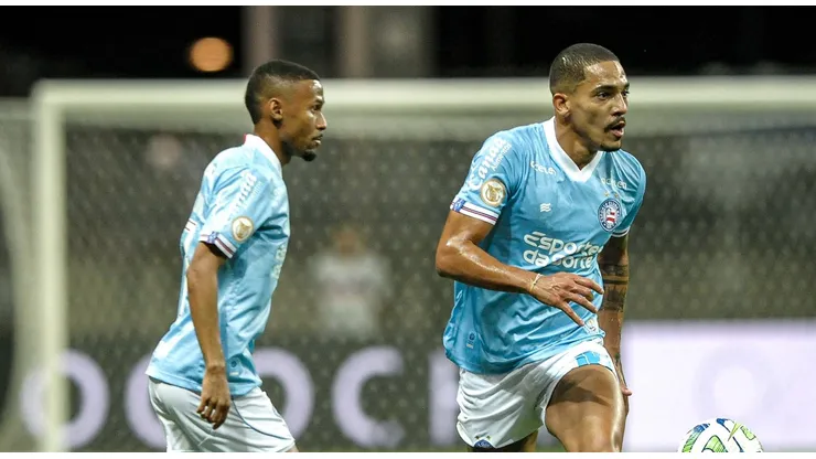 Gilberto, jogador do Bahia, durante partida contra o Corinthians na Fonte Nova pelo Campeonato Brasileiro A 2023. Foto: Jhony Pinho/AGIF