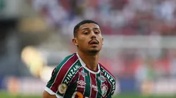 RJ - RIO DE JANEIRO - 16/07/2023 - BRASILEIRO A 2023, FLUMINENSE X FLAMENGO - Andre jogador do Fluminense durante partida contra o Flamengo no estadio Maracana pelo campeonato Brasileiro A 2023. Foto: Thiago Ribeiro/AGIF