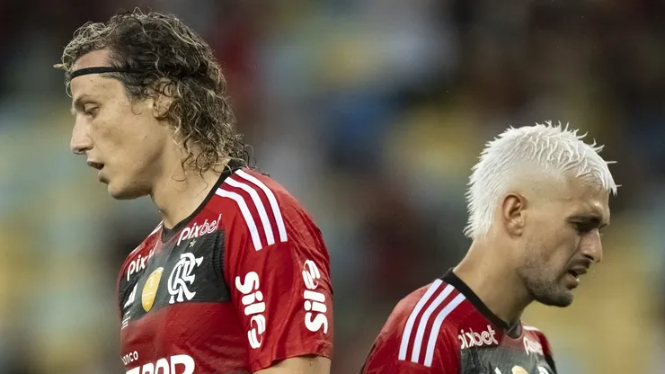 Foto: Jorge Rodrigues/AGIF - David Luiz e Arrascaeta
