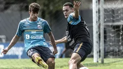 Foto: Ivan Storti/Santos FC - Kaiky (à direita) é cotado como possível reforço na janela pelo Santos