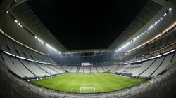 SAO PAULO, BRAZIL - OCTOBER 26: General view of the Neo Quimica Arena before the match between Corinthians and Fluminense as part of Brasileirao Series A 2022 on October 26, 2022 in Sao Paulo, Brazil. (Photo by Ricardo Moreira/Getty Images)