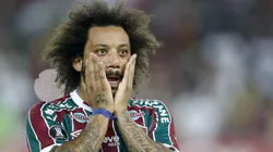 RIO DE JANEIRO, BRAZIL - JUNE 27: Marcelo of Fluminense reacts during a Copa CONMEBOL Libertadores 2023 Group D match between Fluminense and Sporting Cristal at Maracana Stadium on June 27, 2023 in Rio de Janeiro, Brazil. (Photo by Wagner Meier/Getty Images)