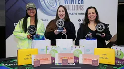 Daniele Feitosa, Luana Braga e Mayza Basso (esquerda para direita) no BSOP (Foto: Divulgação/BSOP)