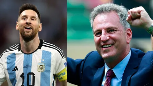 - Lionel Messi e Rodolfo Landim