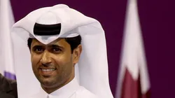 DOHA, QATAR - OCTOBER 31: Kim Clijsters of Belgium presents Qatar Tennis Federation President Nasser Ghanim Al Khelaif a momemto on behalf of the WTA afterthe singles final on day six of the WTA Championships at the Khalifa Tennis Complex on October 31, 2010 in Doha, Qatar. (Photo by Matthew Stockman/Getty Images)