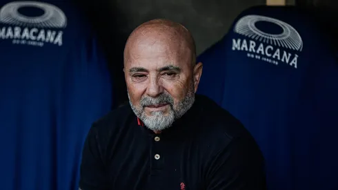 RJ - RIO DE JANEIRO - 22/07/2023 - BRASILEIRO A 2023, FLAMENGO X AMERICA - Jorge Sampaoli tecnico do Flamengo durante partida contra o America no estadio Maracana pelo campeonato Brasileiro A 2023. Foto: Thiago Ribeiro/AGIF