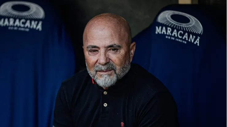 RJ - RIO DE JANEIRO - 22/07/2023 - BRASILEIRO A 2023, FLAMENGO X AMERICA - Jorge Sampaoli tecnico do Flamengo durante partida contra o America no estadio Maracana pelo campeonato Brasileiro A 2023. Foto: Thiago Ribeiro/AGIF