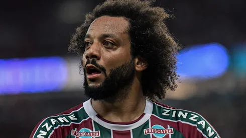 RJ - RIO DE JANEIRO - 16/07/2023 - BRASILEIRO A 2023, FLUMINENSE X FLAMENGO - Marcelo jogador do Fluminense durante partida contra o Flamengo no estadio Maracana pelo campeonato Brasileiro A 2023. Foto: Thiago Ribeiro/AGIF