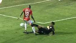 Divulgação/redes - Lance mudou o rumo do jogo