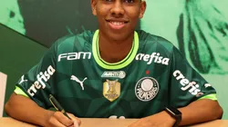 Divulgação/Palmeiras Twitter. Torcida do Palmeiras faz lobby por volante campeão do mundo