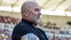 RJ - RIO DE JANEIRO - 22/07/2023 - BRASILEIRO A 2023, FLAMENGO X AMERICA - Jorge Sampaoli tecnico do Flamengo durante partida contra o America no estadio Maracana pelo campeonato Brasileiro A 2023. Foto: Thiago Ribeiro/AGIF