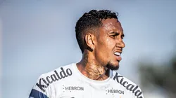 Foto: Raul Baretta/ Santos FC - Rwan durante treino do Peixe em março