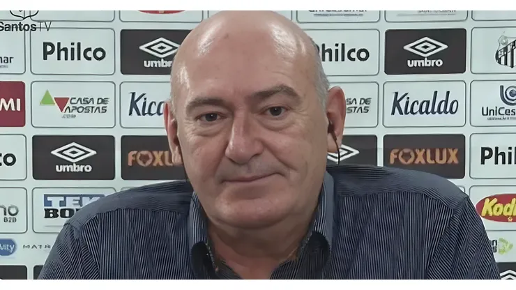 Foto: Divulgação/Santos FC – Rueda vem sendo alvo de crítica de santistas