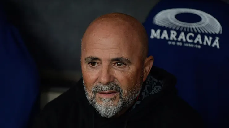 RJ - RIO DE JANEIRO - 11/06/2023 - BRASILEIRO A 2023, FLAMENGO X GREMIO - Jorge Sampaoli tecnico do Flamengo durante partida contra o Gremio no estadio Maracana pelo campeonato BRASILEIRO A 2023. Foto: Thiago Ribeiro/AGIF