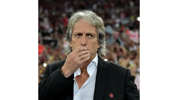 RJ - Rio de Janeiro - 23/10/2019 - Libertadores 2019, Flamengo x Gremio -Jorge Jesus tecnico do Flamengo durante partida contra o Gremio no estadio Maracana pelo campeonato Libertadores 2019. Foto: Thiago Ribeiro/AGIF