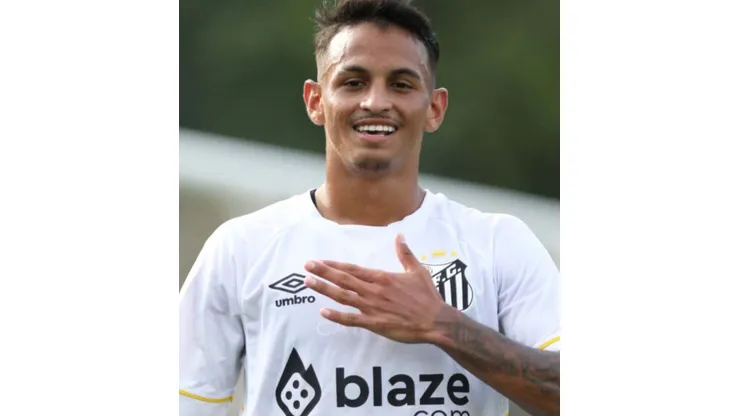 Weslley Patati é o artilheiro do Brasileirão sub-20 (Crédito: Pedro Ernesto Guerra Azevedo/Santos FC)