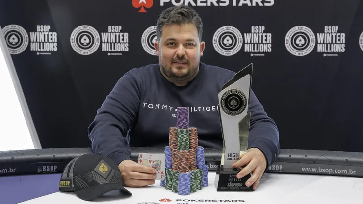 Gabriel Medeiros foi campeão no BSOP Winter Millions (Foto: Divulgação/BSOP)