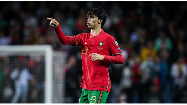 João Felix em ação com a seleção de Portugal durante as qualificatórias europeias para a Copa do Mundo 2022. Foto: Octavio Passos/Getty Images