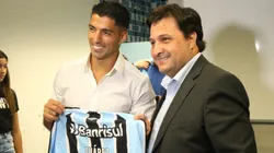 Foto: Rodrigo Fatturi / Grêmio FBPA / Divulgação - Suárez e Guerra: Grêmio negocia saída do uruguaio