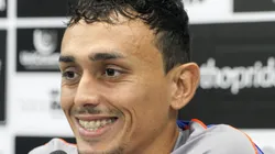 SP - Santos - 05/06/2019 - Coletiva Diego Pituca, do Santos Futebol Clube - Coletiva do meio campo Diego Pituca, do Santos Futebol Clube, no CT Rei Pele. Foto: Fernanda Luz/AGIF