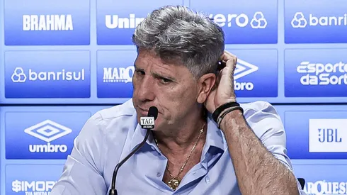 RS - PORTO ALEGRE - 25/06/2023 - BRASILEIRO A 2023, GREMIO X CORITIBA - Renato Portaluppi tecnico do Gremio durante coletiva apos vitoria em partida contra o Coritiba no estadio Arena do Gremio pelo campeonato BRASILEIRO A 2023. Foto: Maxi Franzoi/AGIF