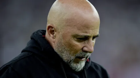 RJ - RIO DE JANEIRO - 28/06/2023 - LIBERTADORES 2023, FLAMENGO X AUCAS - Jorge Sampaoli tecnico do Flamengo durante partida contra o Aucas no estadio Maracana pelo campeonato Libertadores 2023. Foto: Alexandre Loureiro/AGIF