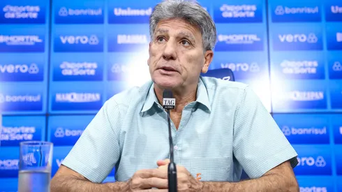 Foto: Lucas Uebel/Grêmio/Divulgação - Renato: técnico confirmou saída no Grêmio