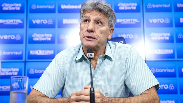 Foto: Lucas Uebel/Grêmio/Divulgação - Renato: técnico confirmou saída no Grêmio