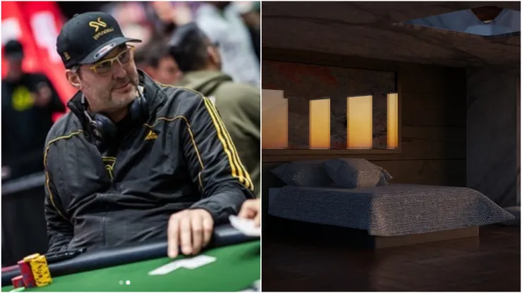 Phil Hellmuth supostamente dorme em uma cama diferete (Fotos: Reprodução Instagram oficial Phil Hellmuth @philhellmuthpositivity e Reprodução/Pixabay)