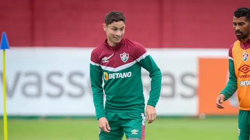 Diogo Barbosa retorna aos treinos no Fluminense. Foto: Flickr oficial Fluminense/Marcelo Gonçalves