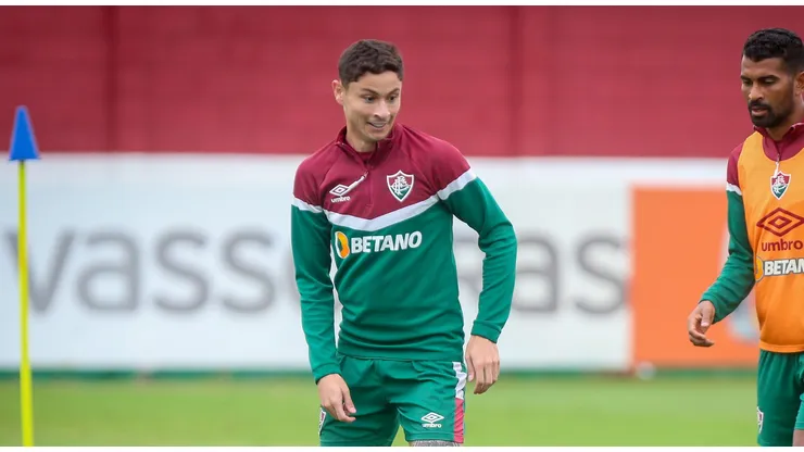 Diogo Barbosa retorna aos treinos no Fluminense. Foto: Flickr oficial Fluminense/Marcelo Gonçalves