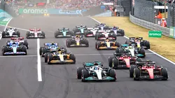 Largada do GP da Hungria de 2022