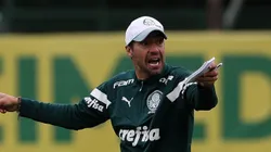 Foto: Cesar Greco/Palmeiras - Abel durante treinamento