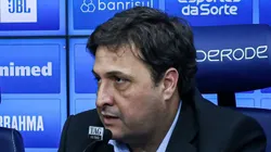 RS - PORTO ALEGRE - 29/06/2023 - GREMIO, COLETIVA DO PRESIDENTE ALBERTO GUERRA - Alberto Guerra presidente do Gremio durante em coletiva de imprensa realizada no CT Luiz Carvalho. Foto: Maxi Franzoi/AGIF