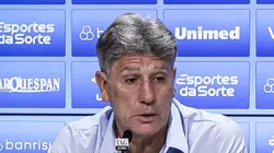 RS - PORTO ALEGRE - 25/06/2023 - BRASILEIRO A 2023, GREMIO X CORITIBA - Renato Portaluppi tecnico do Gremio durante coletiva apos vitoria em partida contra o Coritiba no estadio Arena do Gremio pelo campeonato BRASILEIRO A 2023. Foto: Maxi Franzoi/AGIF