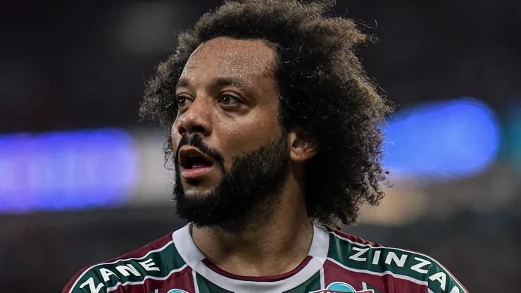 RJ - RIO DE JANEIRO - 16/07/2023 - BRASILEIRO A 2023, FLUMINENSE X FLAMENGO - Marcelo jogador do Fluminense durante partida contra o Flamengo no estadio Maracana pelo campeonato Brasileiro A 2023. Foto: Thiago Ribeiro/AGIF