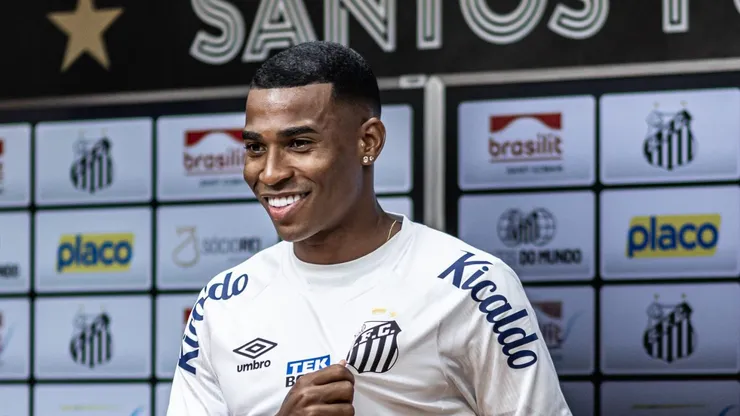 Entrevista coletiva Jean Lucas (19/07/2023) - Fotos: Raul Baretta/ Santos FC.