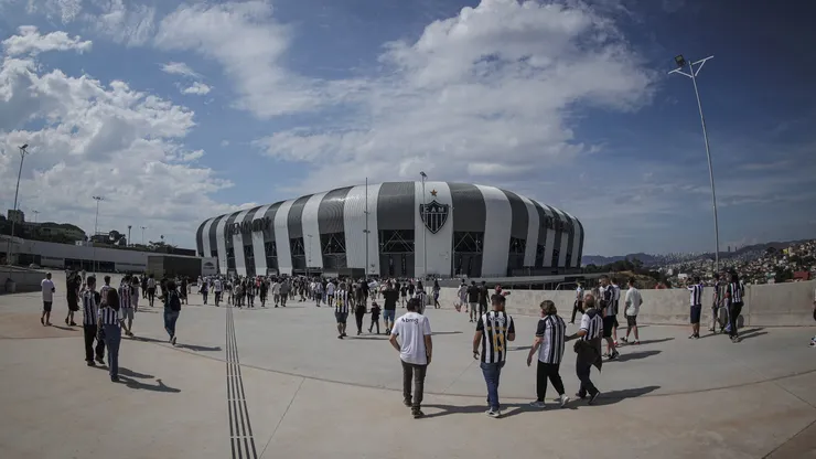 Foto: Pedro Souza / Atlético - Arena MRV durante o jogo das lendas, na inauguração teste