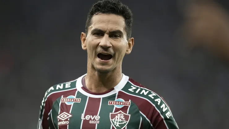 Foto: Jorge Rodrigues/AGIF - PH Ganso, jogador do Fluminense, durante partida contra o Sporting Cristal no estadio Maracana pelo campeonato Libertadores 2023.
