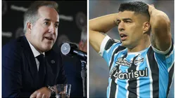 Montagem fotos: Getty Images e AGIF - Propritário do Inter Miami falou sobre possível acerto de Luis Suárez
