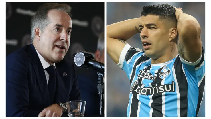 Montagem fotos: Getty Images e AGIF - Propritário do Inter Miami falou sobre possível acerto de Luis Suárez