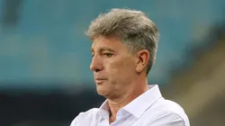 PORTO ALEGRE, BRAZIL - NOVEMBER 23: Renato Portaluppi head Coach of Flamengo looks on during the match between Gremio and Flamengo as part of Brasileirao Series A at Arena do Gremio on November 23, 2021 in Porto Alegre, Brazil. (Photo by Silvio Avila/Getty Images)